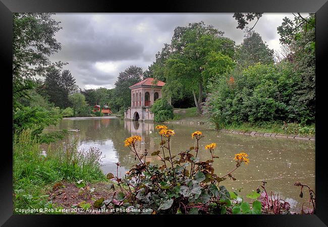 The  beauty of Birkenhead Park,HDR Framed Print by Rob Lester