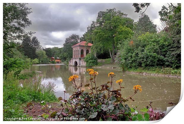 The  beauty of Birkenhead Park,HDR Print by Rob Lester