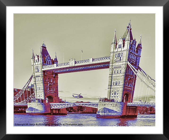 Travel James Bond style Framed Mounted Print by Jasna Buncic