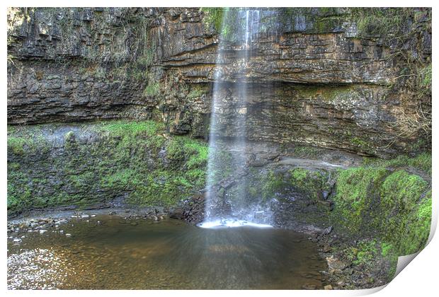 Henrhyd Falls Print by Dan Davidson