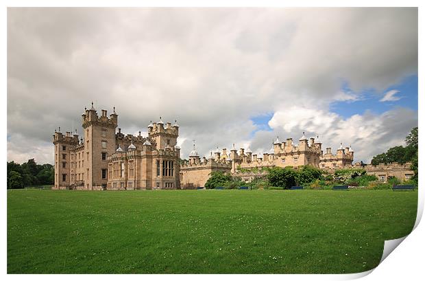 Floors Castle Print by Maria Gaellman