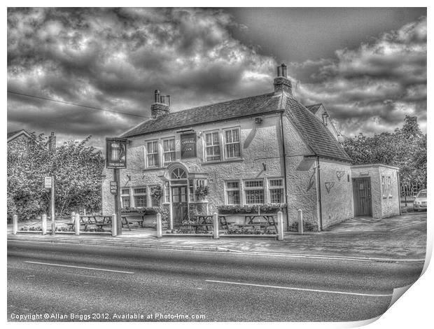 The Tankard Inn Rufforth Near York Print by Allan Briggs