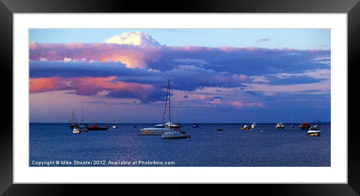 Swanage Bay Framed Mounted Print by Mike Streeter