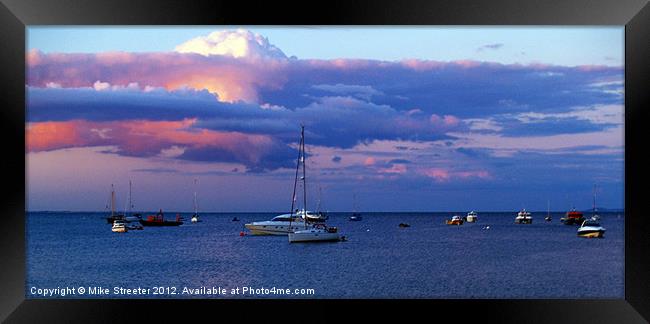 Swanage Bay Framed Print by Mike Streeter
