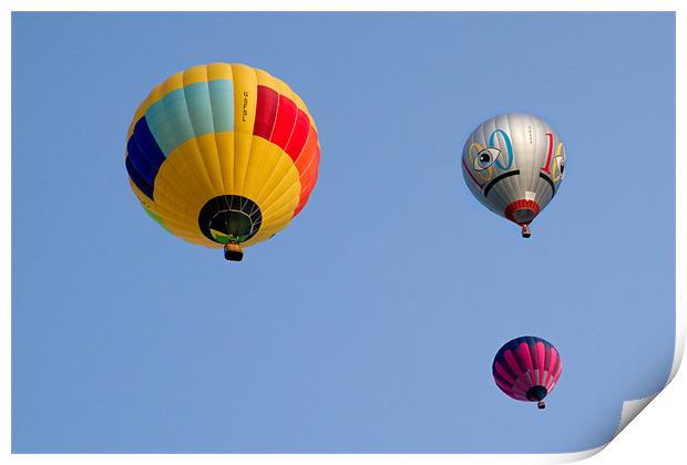 Channel Crossing Balloons Print by VICTORIA HENDRICK