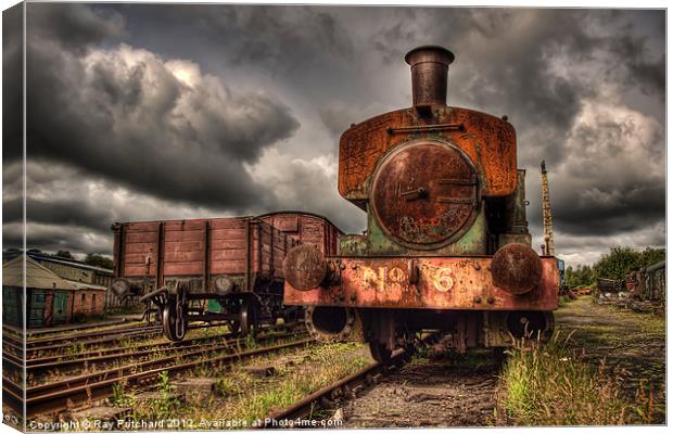 No 6 at Tanfield Railway Canvas Print by Ray Pritchard