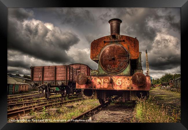No 6 at Tanfield Railway Framed Print by Ray Pritchard