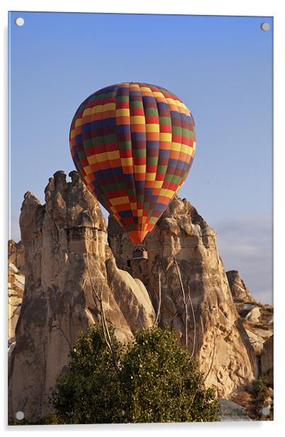 Hot air Balloon and Limestone Acrylic by Arfabita  