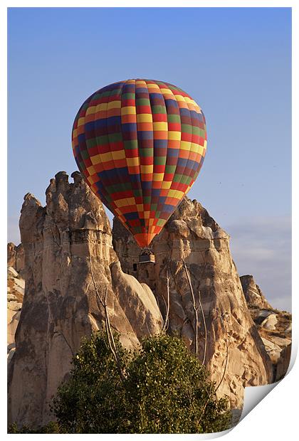 Hot air Balloon and Limestone Print by Arfabita  