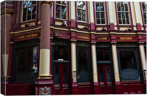 Leadenhall Market London Canvas Print by David Pyatt