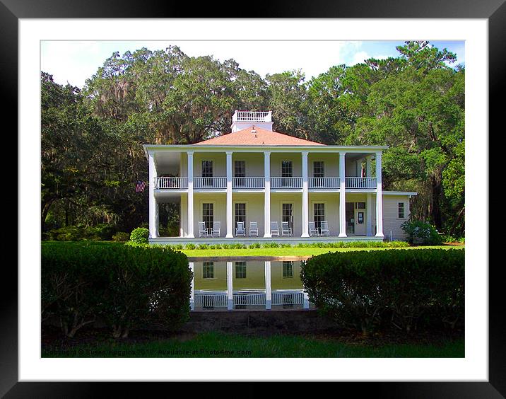 The Wesley House Impression Framed Mounted Print by Susan Medeiros