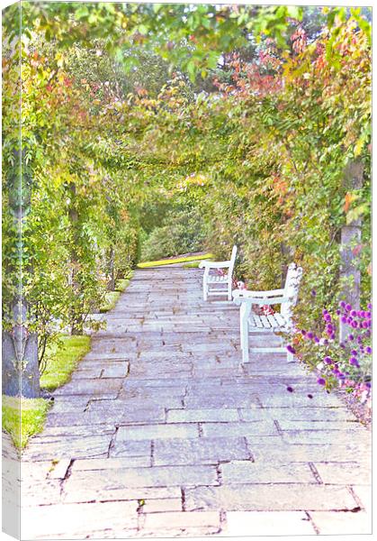 English Country Garden Canvas Print by Dawn Cox