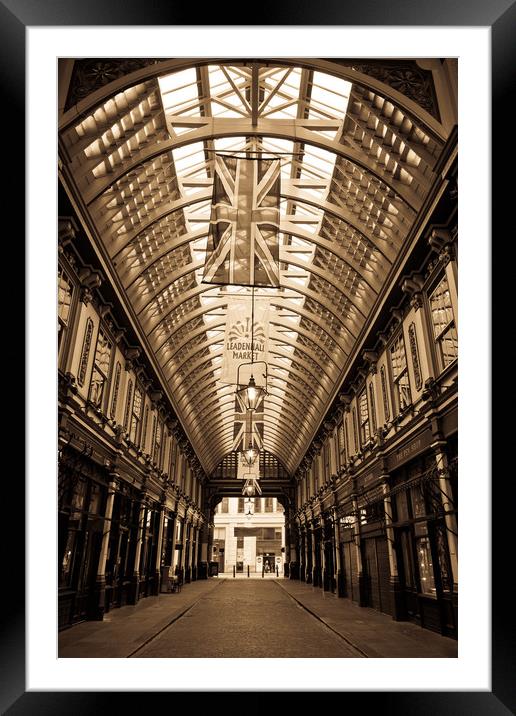 Leadenhall Market London Framed Mounted Print by David Pyatt