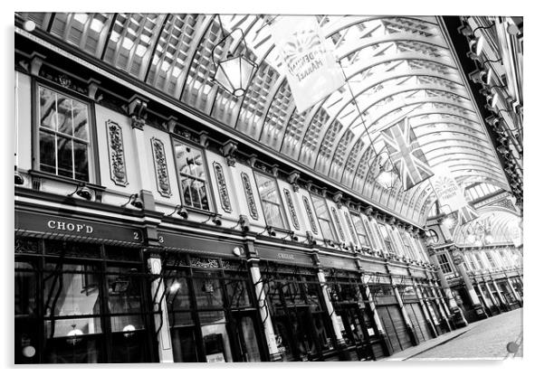 Leadenhall Market London Acrylic by David Pyatt