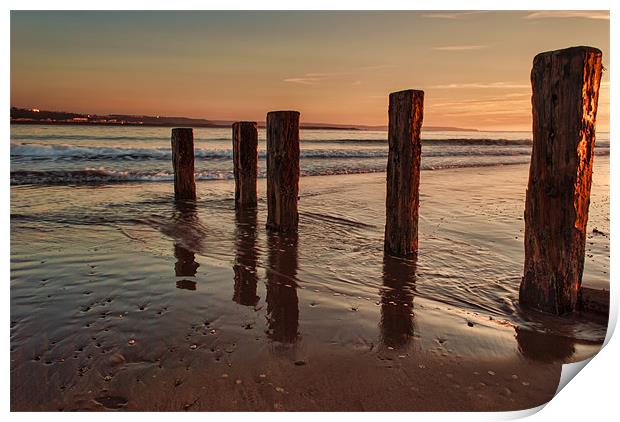 Crow Point Print by Dave Wilkinson North Devon Ph