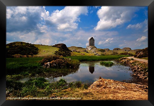 Smailholm Tower, Scotland Framed Print by Louise Heusinkveld