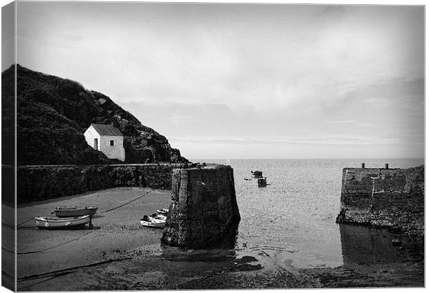 THE QUAY PORTHGAIN Canvas Print by Anthony R Dudley (LRPS)