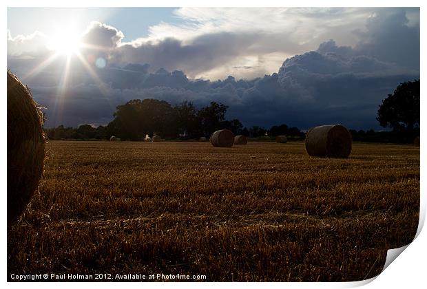 Harvest time 2 Print by Paul Holman Photography