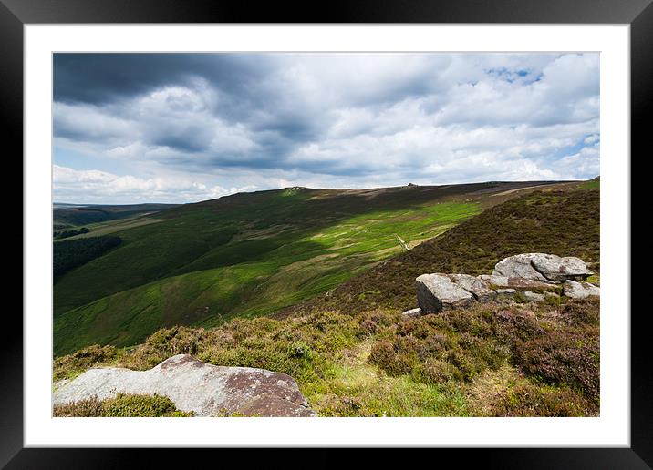 Derwent Edge Framed Mounted Print by Jonathan Swetnam