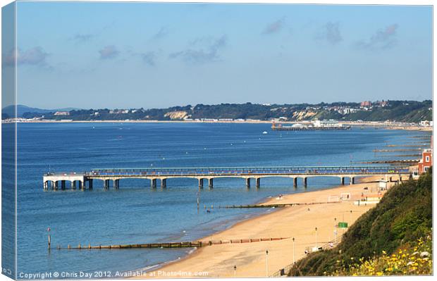 Poole Bay Canvas Print by Chris Day