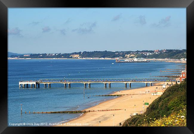 Poole Bay Framed Print by Chris Day