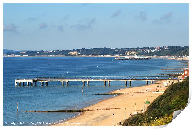 Poole Bay Print by Chris Day