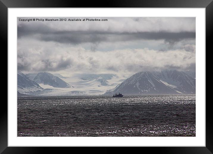 Arctic Waters Framed Mounted Print by Phil Wareham