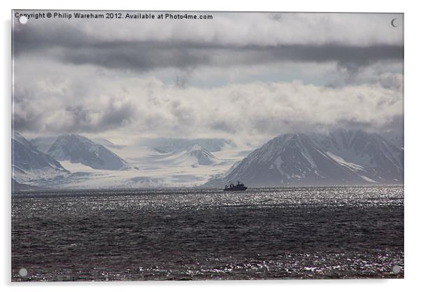 Arctic Waters Acrylic by Phil Wareham