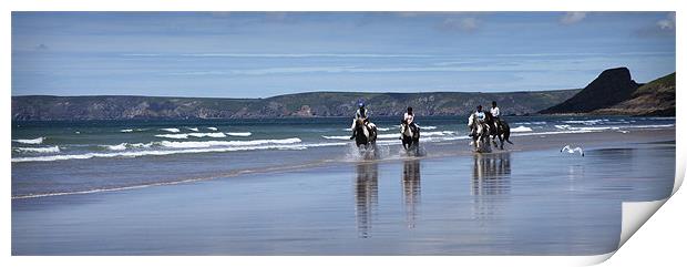 BEACH PONIES Print by Anthony R Dudley (LRPS)