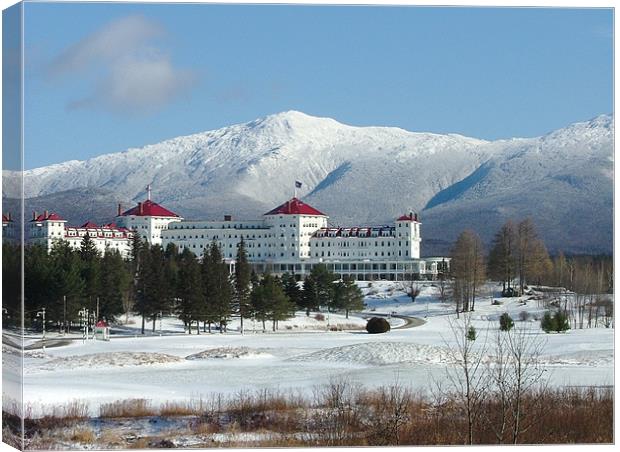Mount Washington Hotel Canvas Print by Peter Welsh