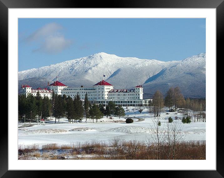 Mount Washington Hotel Framed Mounted Print by Peter Welsh