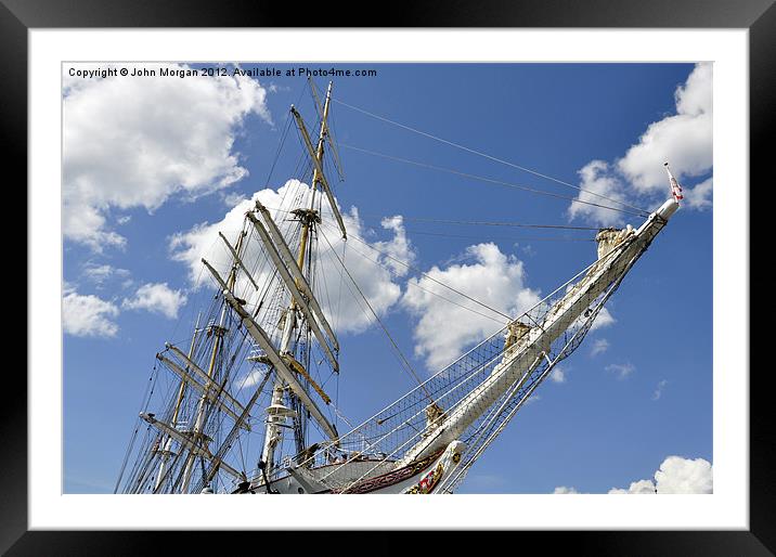 Before the mast. Framed Mounted Print by John Morgan