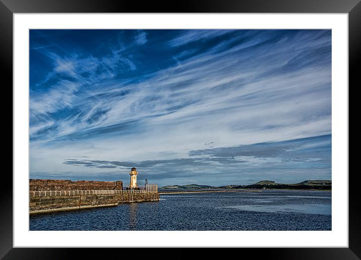 The Harbour Framed Mounted Print by Sam Smith