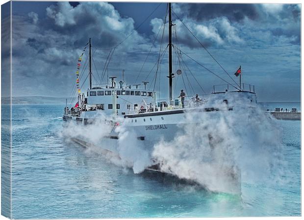 Shieldhall Boat Canvas Print by Steven Blood