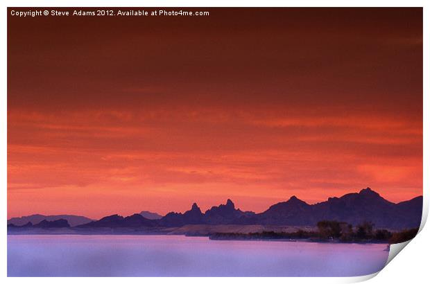 Lake Havasu Print by Steve Adams