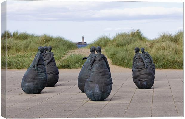 south shields weebles Canvas Print by Northeast Images