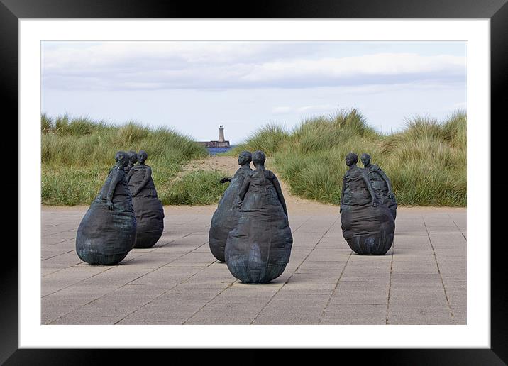 south shields weebles Framed Mounted Print by Northeast Images