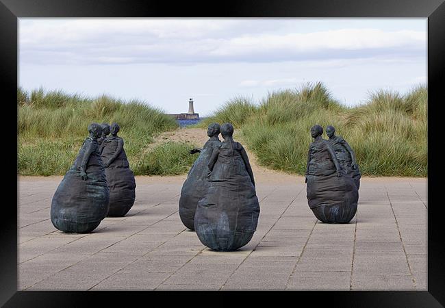 south shields weebles Framed Print by Northeast Images