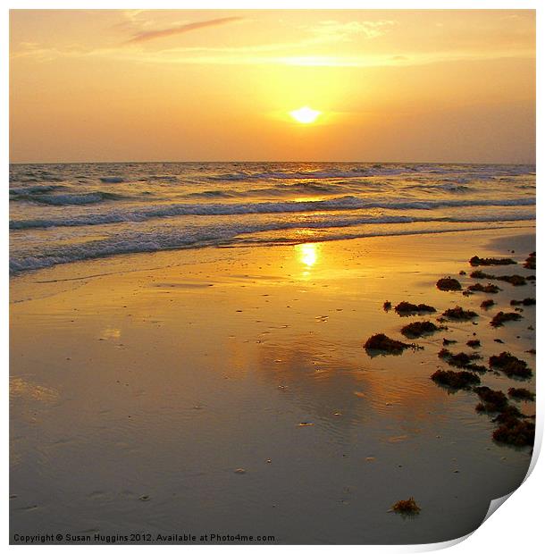 Tranquil Sunset Print by Susan Medeiros
