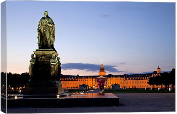 Karl Friedrichs von Baden Karlsruhe Canvas Print by peter schickert