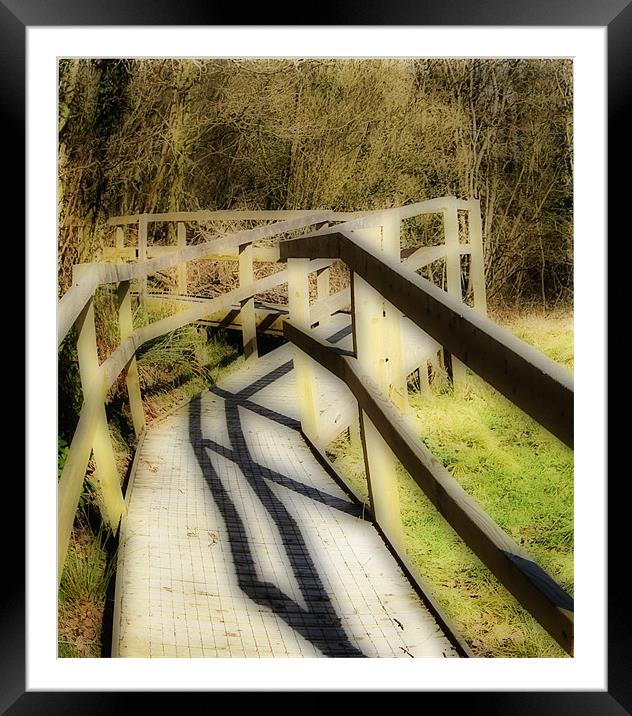 Bridge to nowhere Framed Mounted Print by Emma Howell-Williams