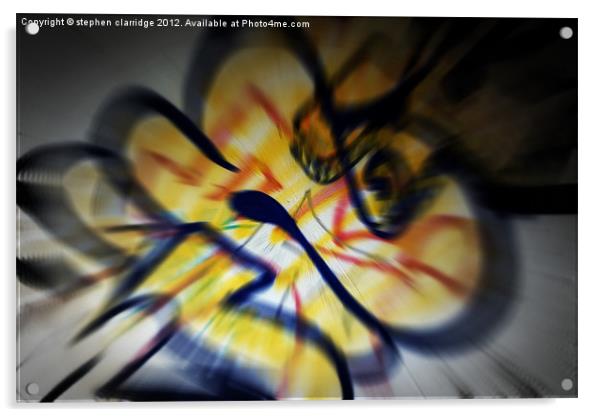 Graffiti zoom Acrylic by stephen clarridge