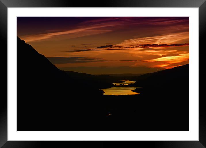 Llanberis summer sunset Framed Mounted Print by James Marsden