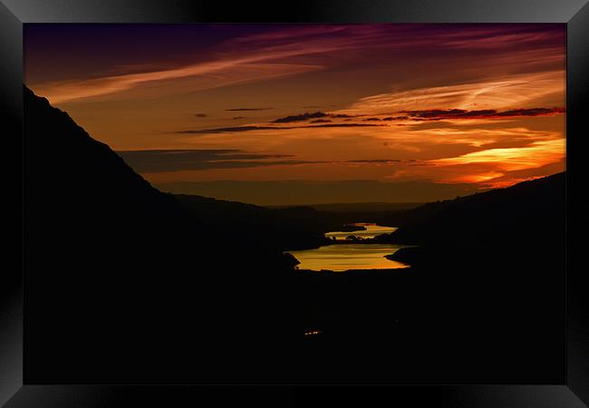 Llanberis summer sunset Framed Print by James Marsden