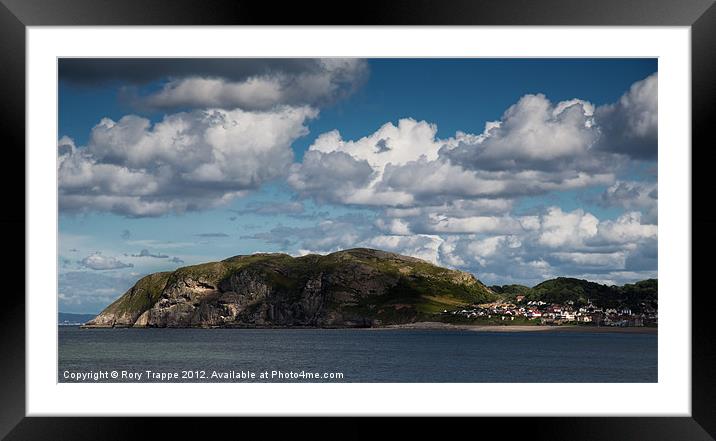 The little Orme Framed Mounted Print by Rory Trappe