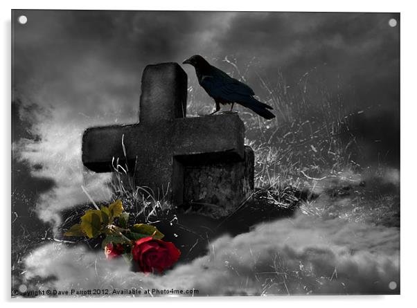 Haunted Grave Acrylic by Daves Photography