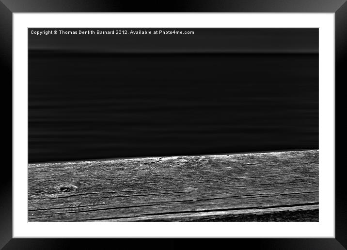 Turbulent Tides Framed Mounted Print by Thomas Dentith Barnard