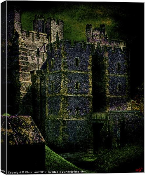 Dark Towers Canvas Print by Chris Lord