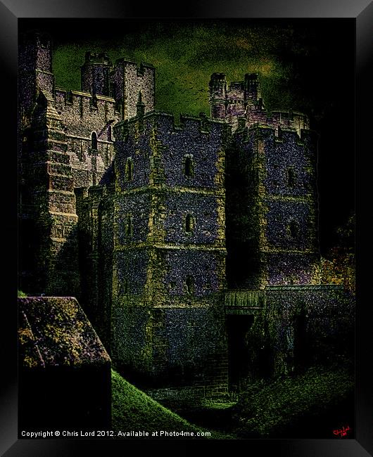 Dark Towers Framed Print by Chris Lord