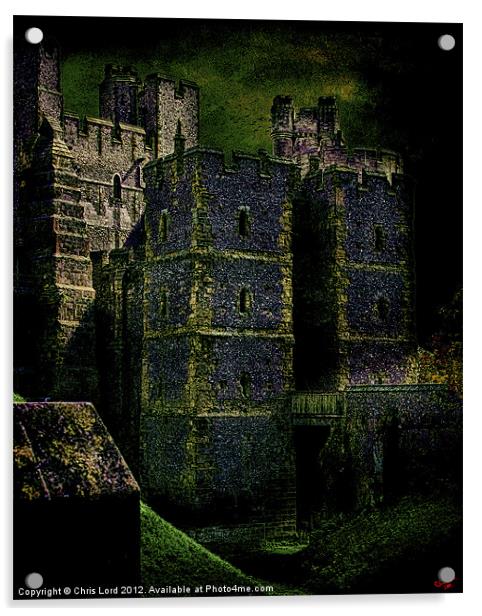 Dark Towers Acrylic by Chris Lord